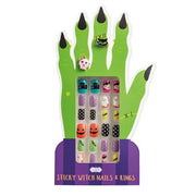 Purple Halloween Nail Set