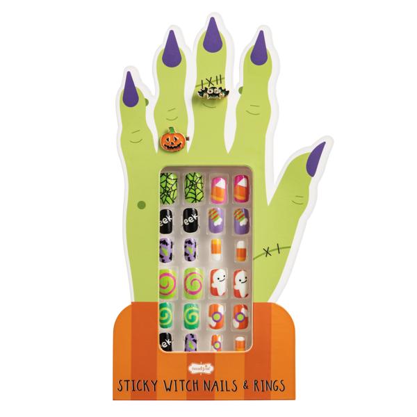 Orange Halloween Nail Set
