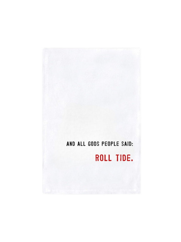 And All God's People Said (Tea Towel)