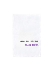 And All God's People Said (Tea Towel)