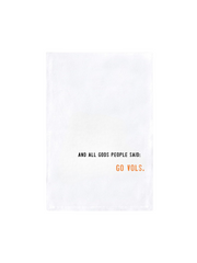 And All God's People Said (Tea Towel)