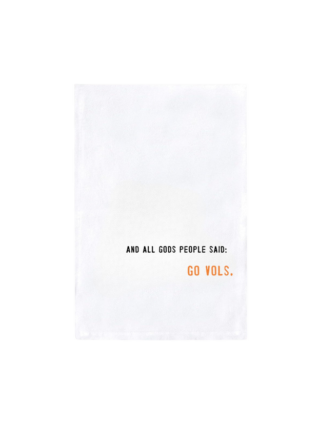 And All God's People Said (Tea Towel)