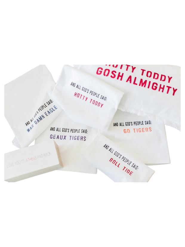 And All God's People Said (Tea Towel)