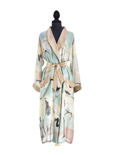 Aqua Heron Robe Gown