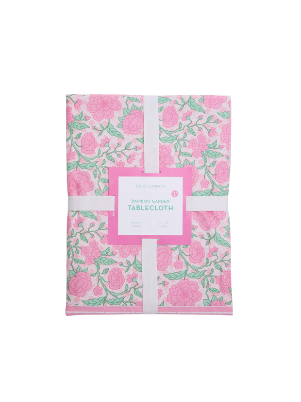 Bamboo Garden Square Tablecloth - 56"x56"