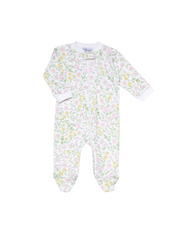 Berry Wildflowers Zipper Footie