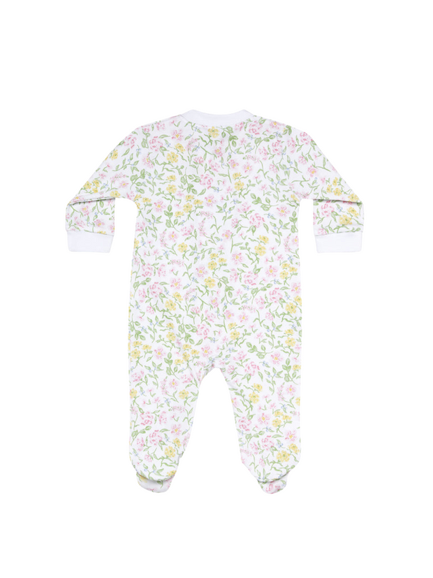 Berry Wildflowers Zipper Footie