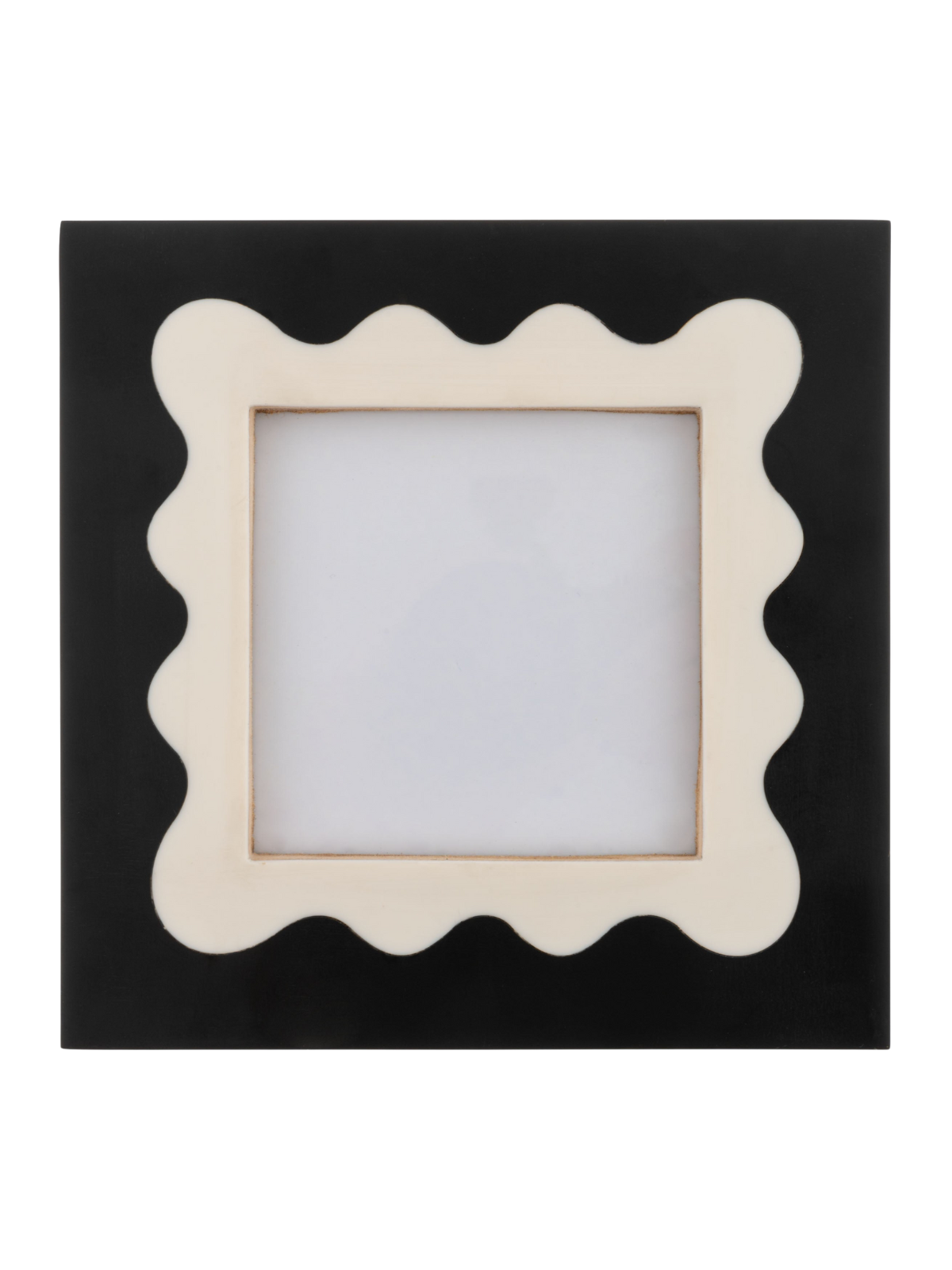 Black and White Squiggle Frame
