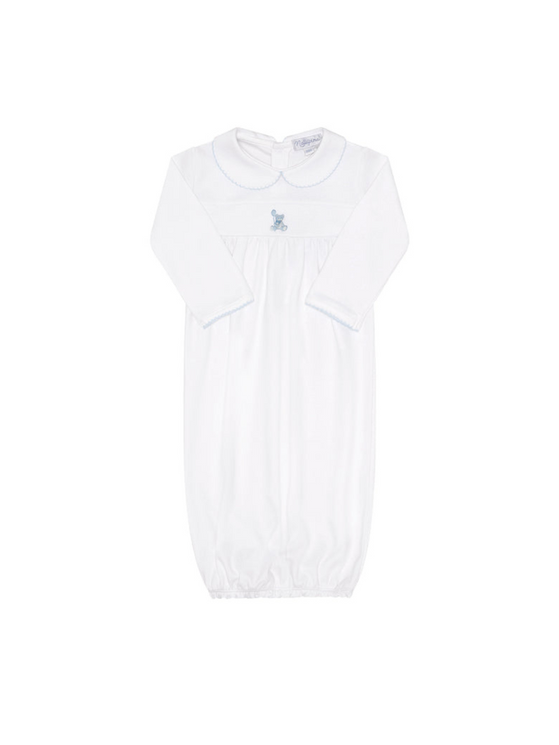 Blue Bear Embroidery Gown