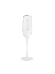 Celebration Champagne Glass - Clear/Gold