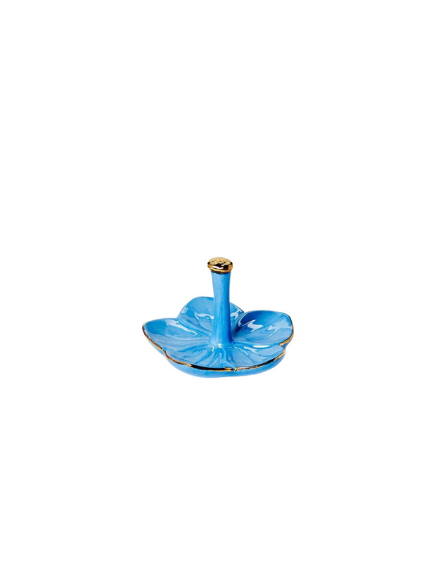Ceramic Flower Ring Holder