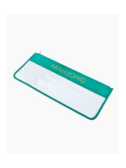 Clear / Aqua Mahjong Bag