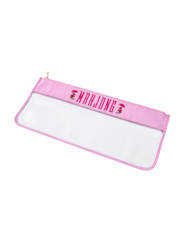 Clear / Cotton Candy Monkey Mahjong Bag