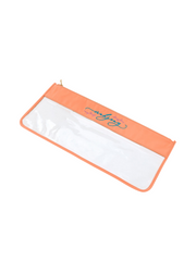 Clear / Peach Script Mahjong Bag