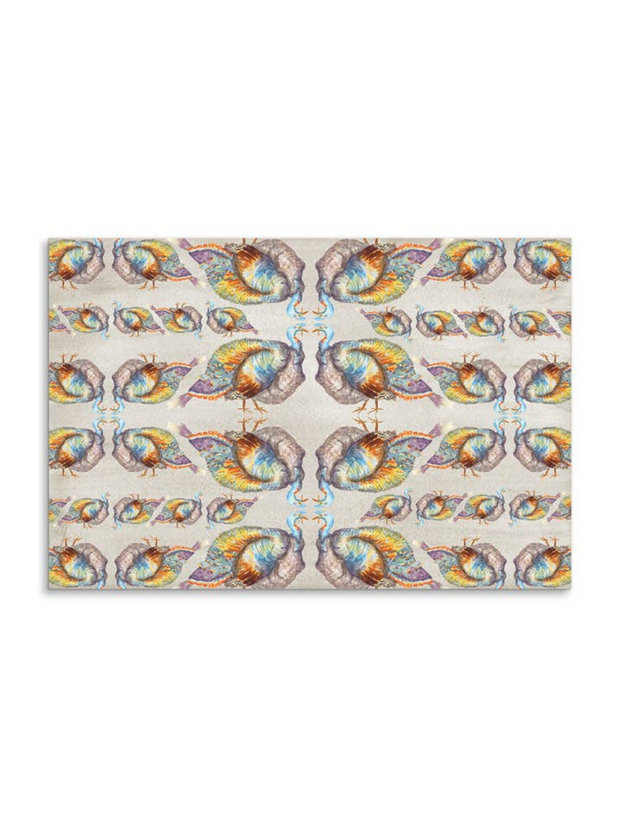 Colorful Turkey Paper Placemats