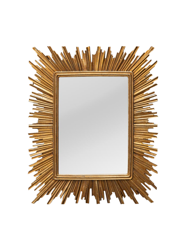 Convex Sun Rectangular Mirror