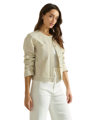 Cotton Tweel Jacket - Natural