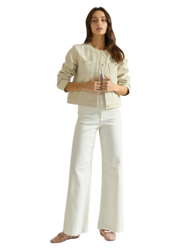 Cotton Tweel Jacket - Natural