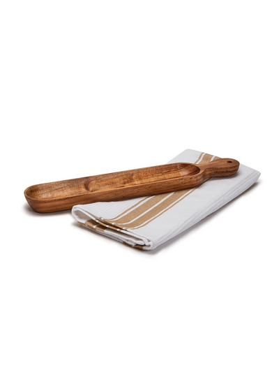 Cracker Board and Dish Towel Set