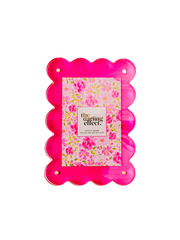Darling Rectangle Acrylic Scalloped Frame