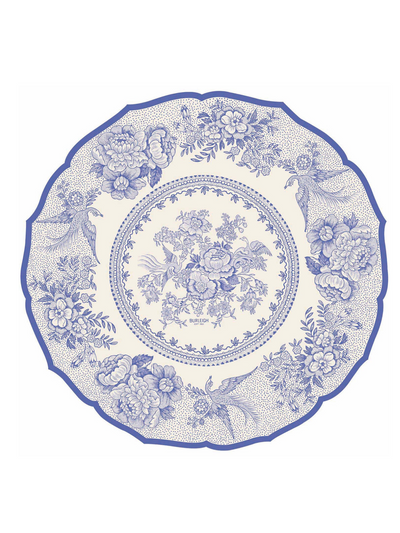 Die-cut Blue Asiatic Pheasants Placemats