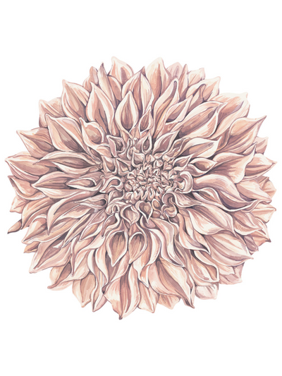 Die-cut Dahlia Placemat