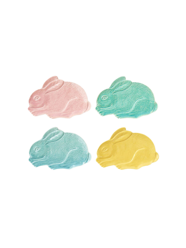 Embossed Bunny Plate
