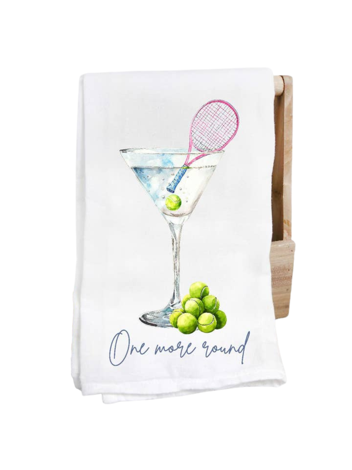 Flour Sack Tea Towel - One More Round