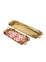 Gold Bow Handled Tray