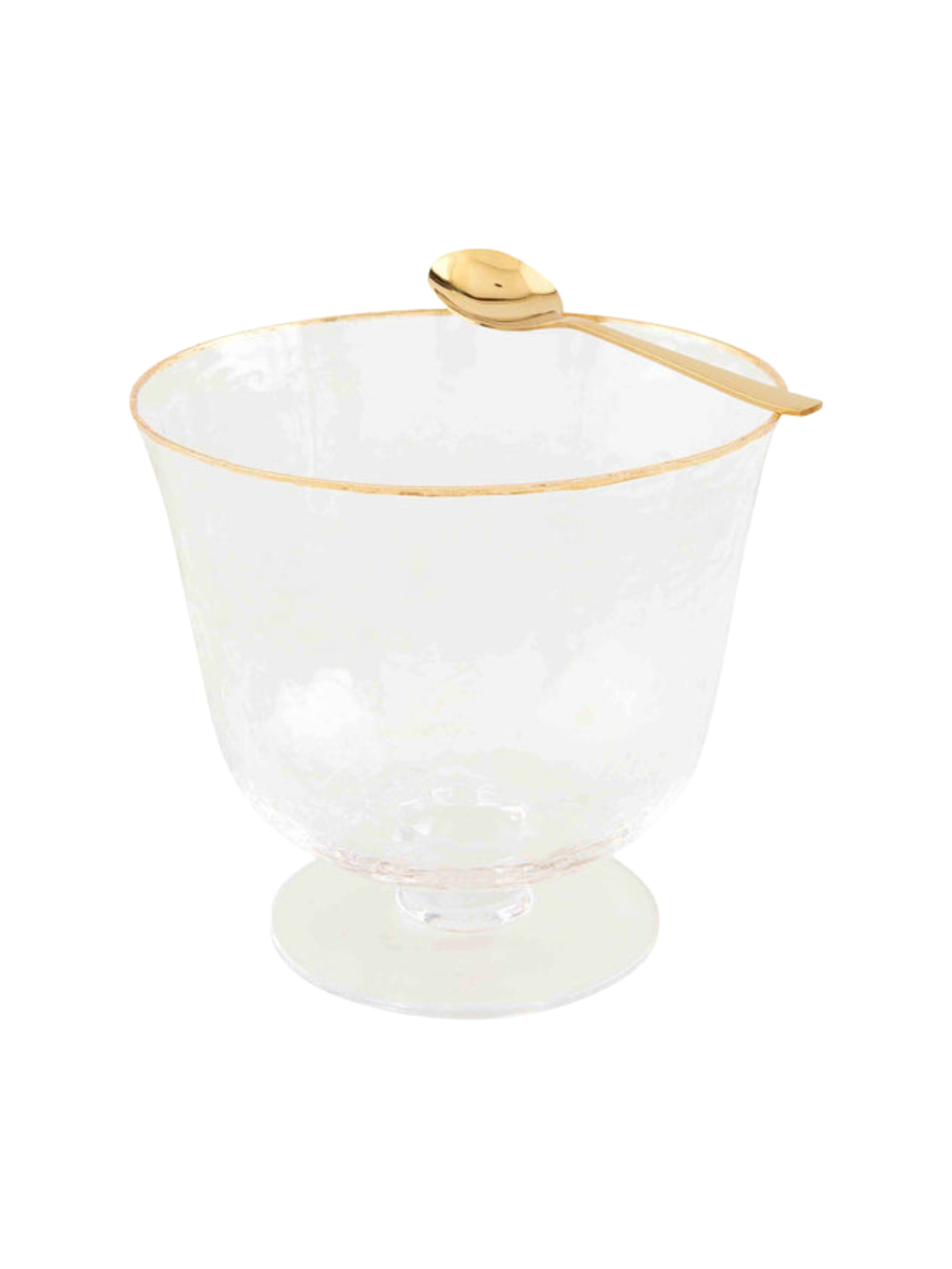 Five Gold Monkeys Pedestal Bowl