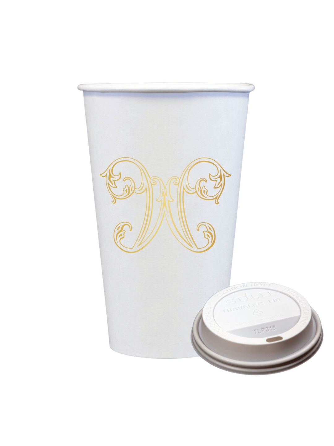 Gold Initial Coffee Cups – Five Gold Monkeys