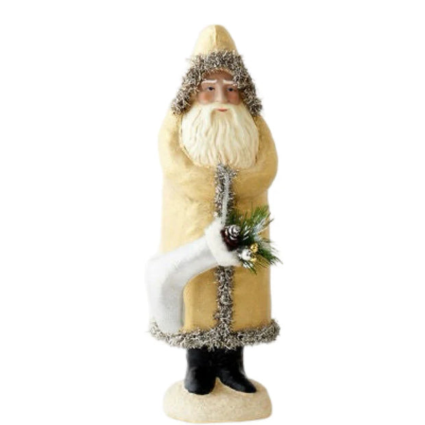 Gold Belsnickle Santa 10"
