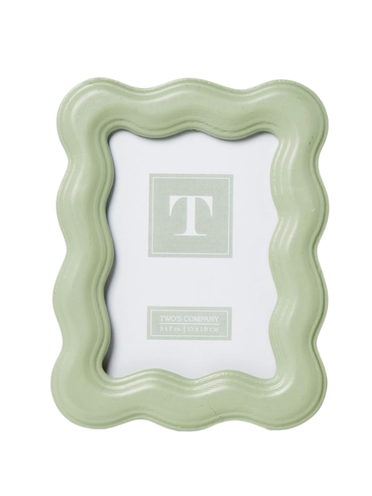 Green Wavy Wood Frame