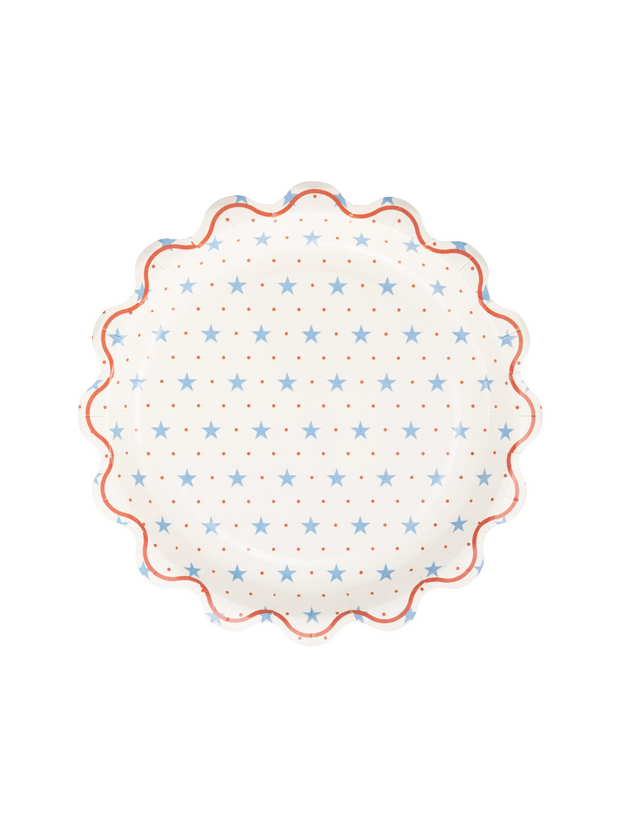 Hamptons Petite Stars Paper Plates - 9"