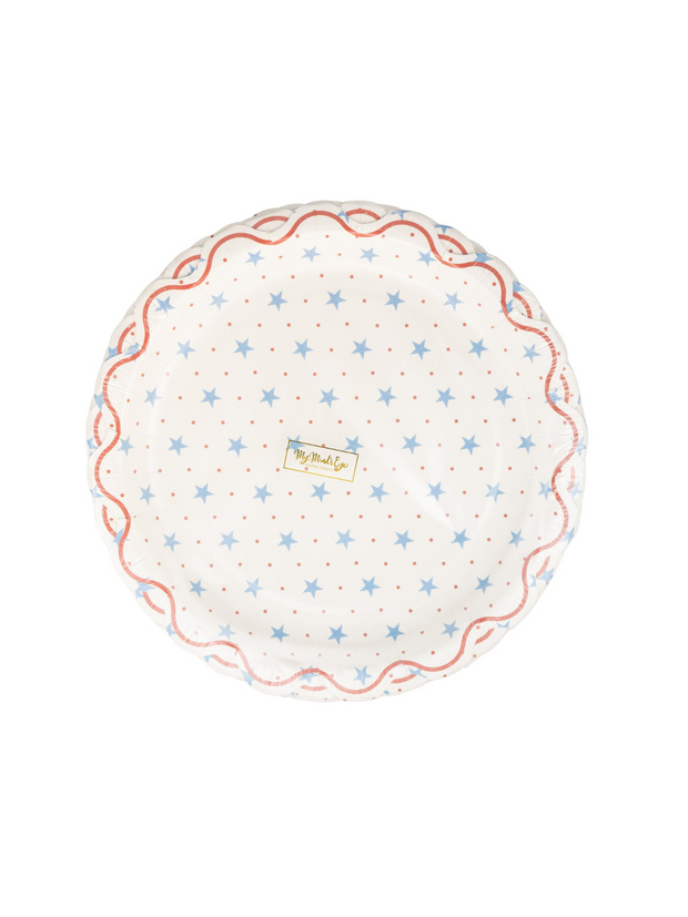 Hamptons Petite Stars Paper Plates - 9"