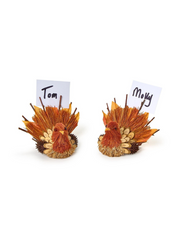 Hand-Crafted Turkey Place Card Holder