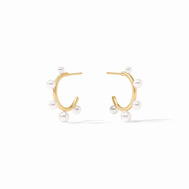 Hydra Stone Hoop-Pearl-SM