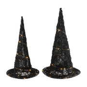 Woven Light-Up Witch Hat - SMALL