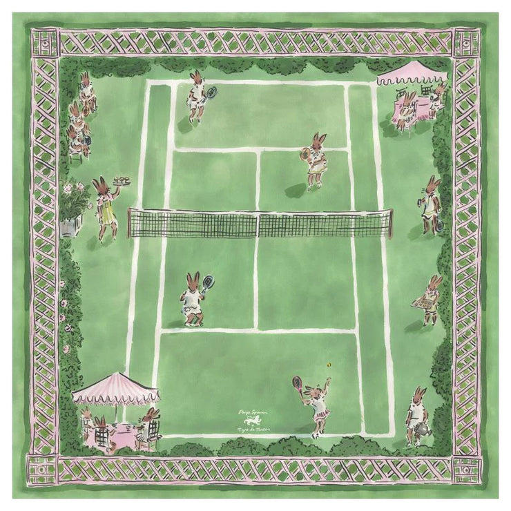 Tigre de Tartan Mahjong Mat