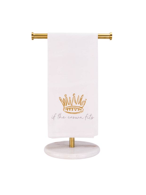 If The Crown Fits - Flour Sack Hand Towel