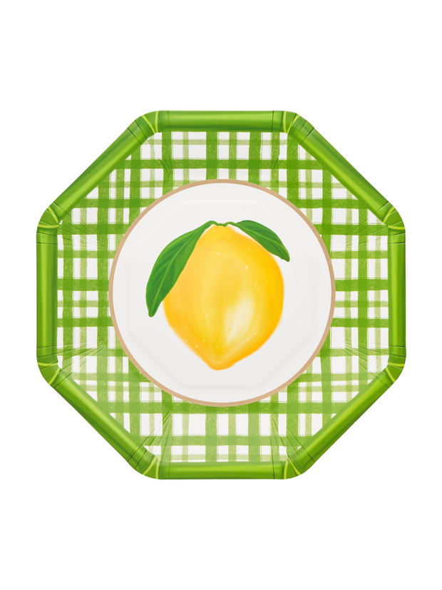 Lemon and Stem Dinner Plates 8pk