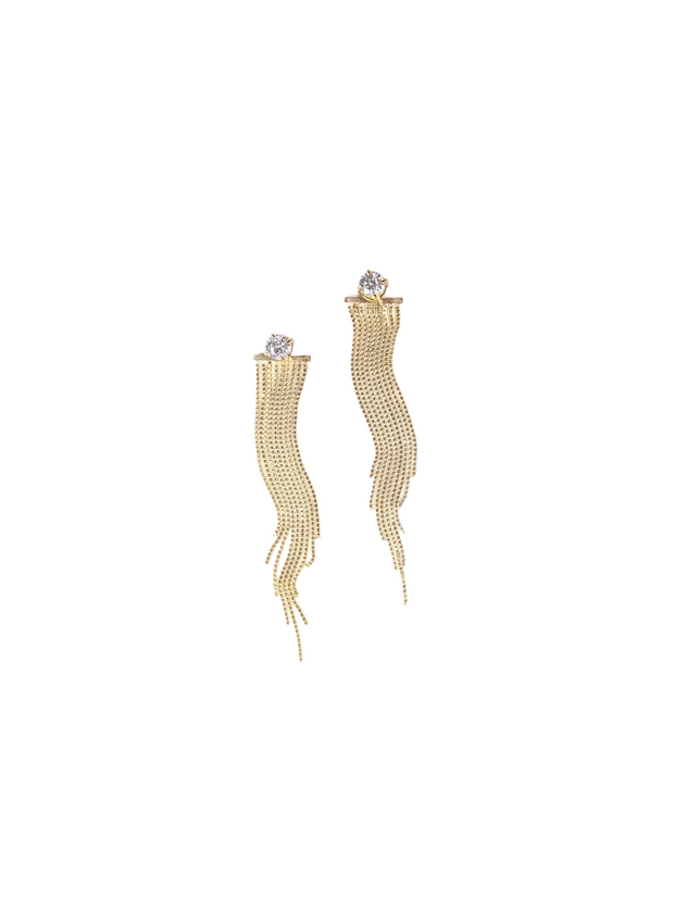 Lia Drops - Three in One Earrings - Gold