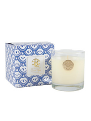Lux Candle in Blue & White Box
