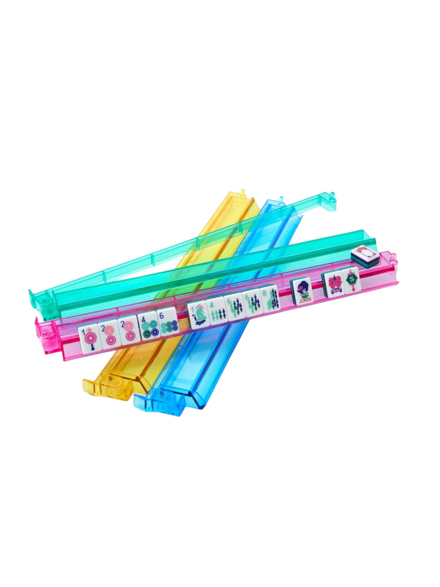 Mahjong Rack & Pusher Set - Multi Color
