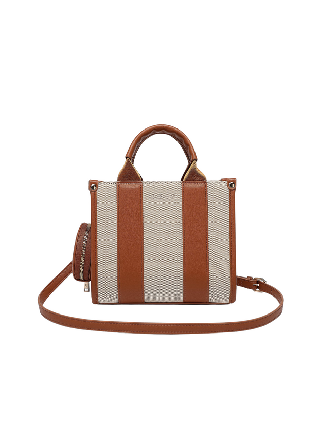 Manhattan Mini Tote Bag - Natural Canvas