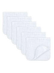 Muslin Burp Cloths - 6 pack