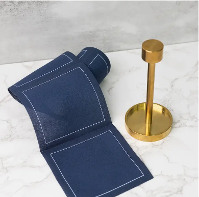 Gold Cocktail Napkin Stand (Spool)