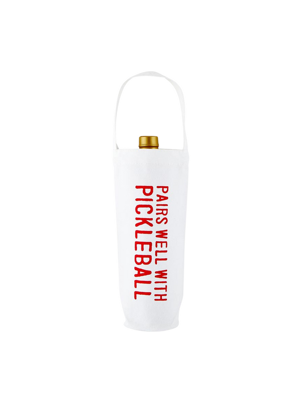 Pair Well w/ Pickleball - Wine Bag