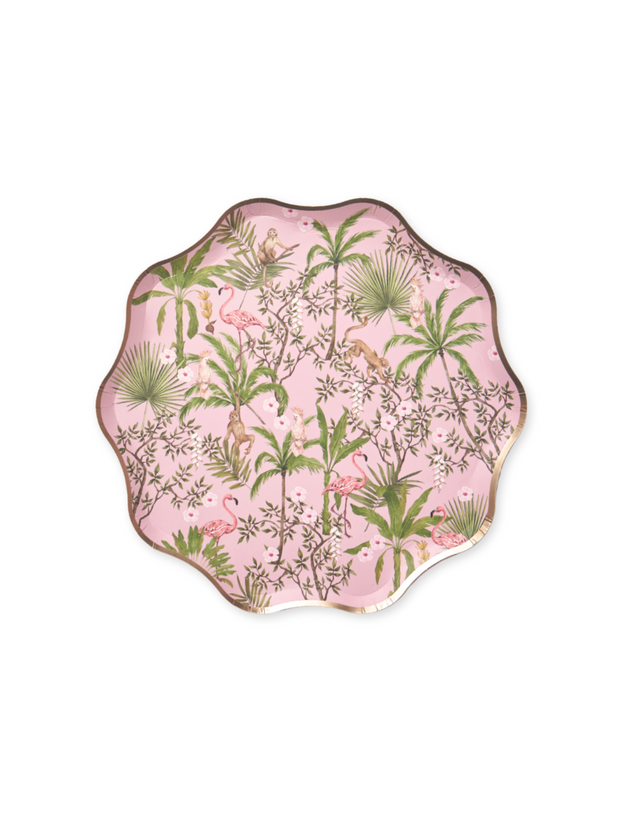 Palm Beach Monkey Print - Dessert Plates