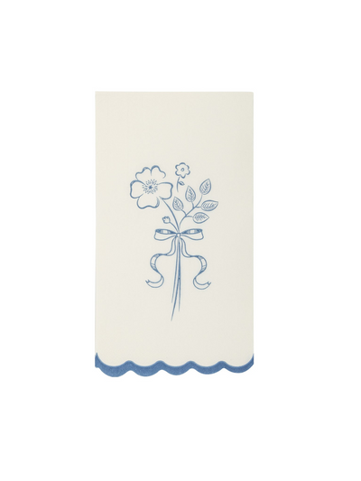 Pembroke Paper Dinner Napkin - Blue Floral